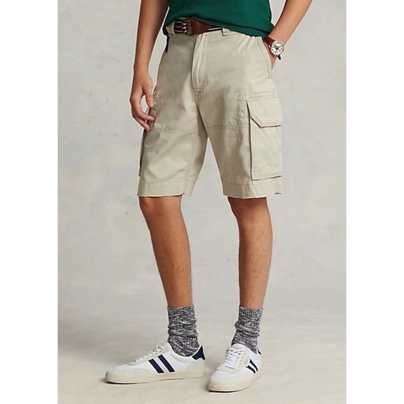 Polo Ralph Lauren Men’s Size 38 Classic Chino Utility Pocket Cargo Shorts - Picture 1 of 8
